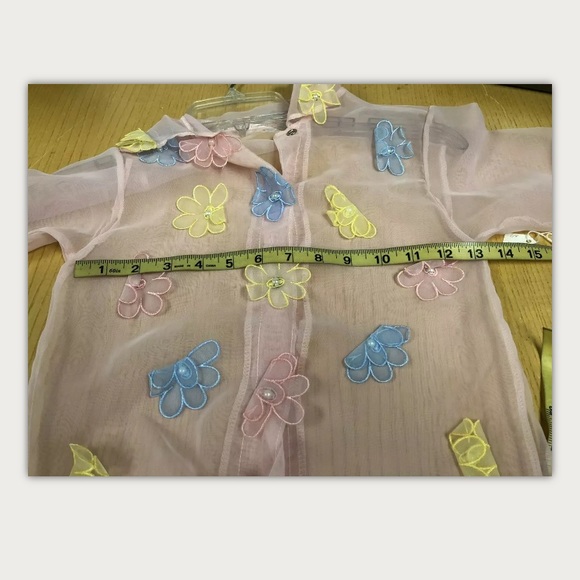 JM original, girl dress, pink and jean, size 8.: - Picture 6 of 8